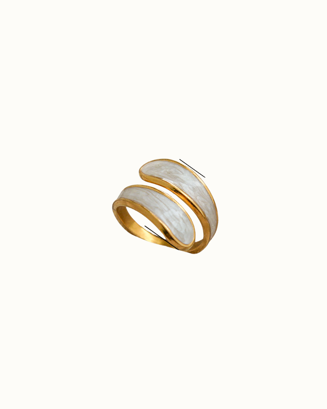 Gaia White Ring