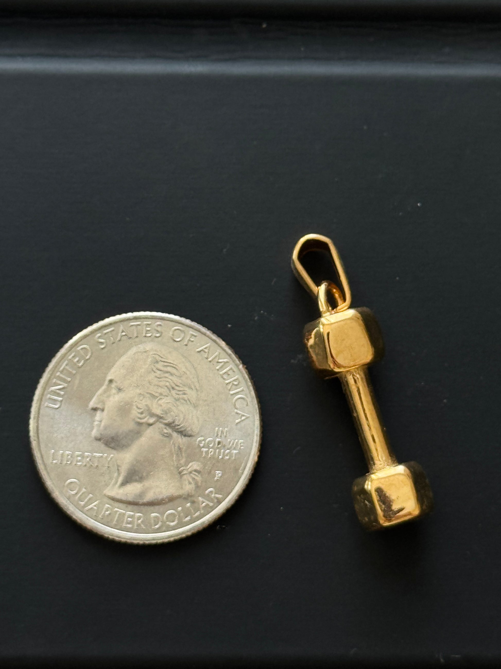 Dumbbell Charm