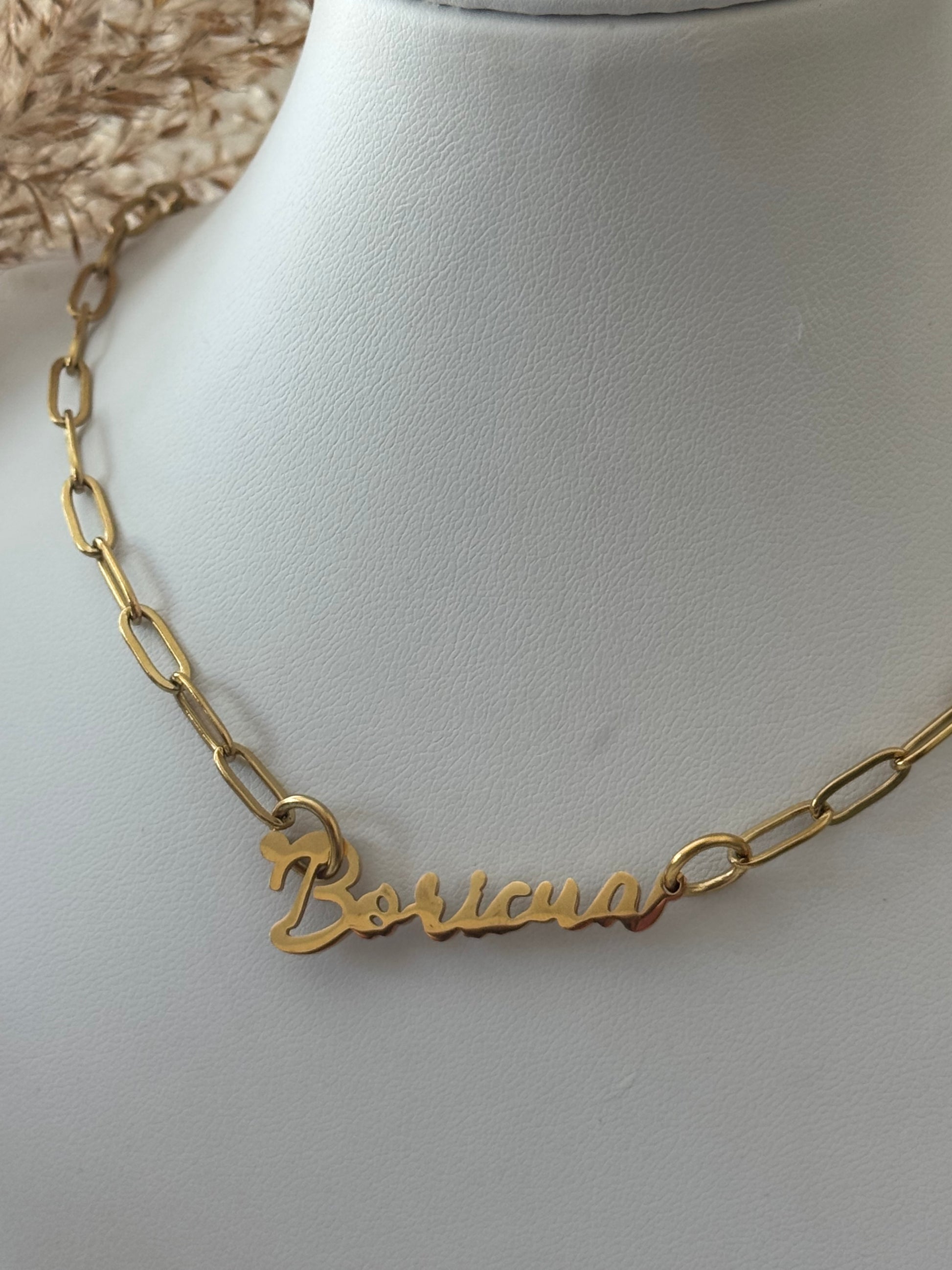 Boricua de Pura Sepa Necklace
