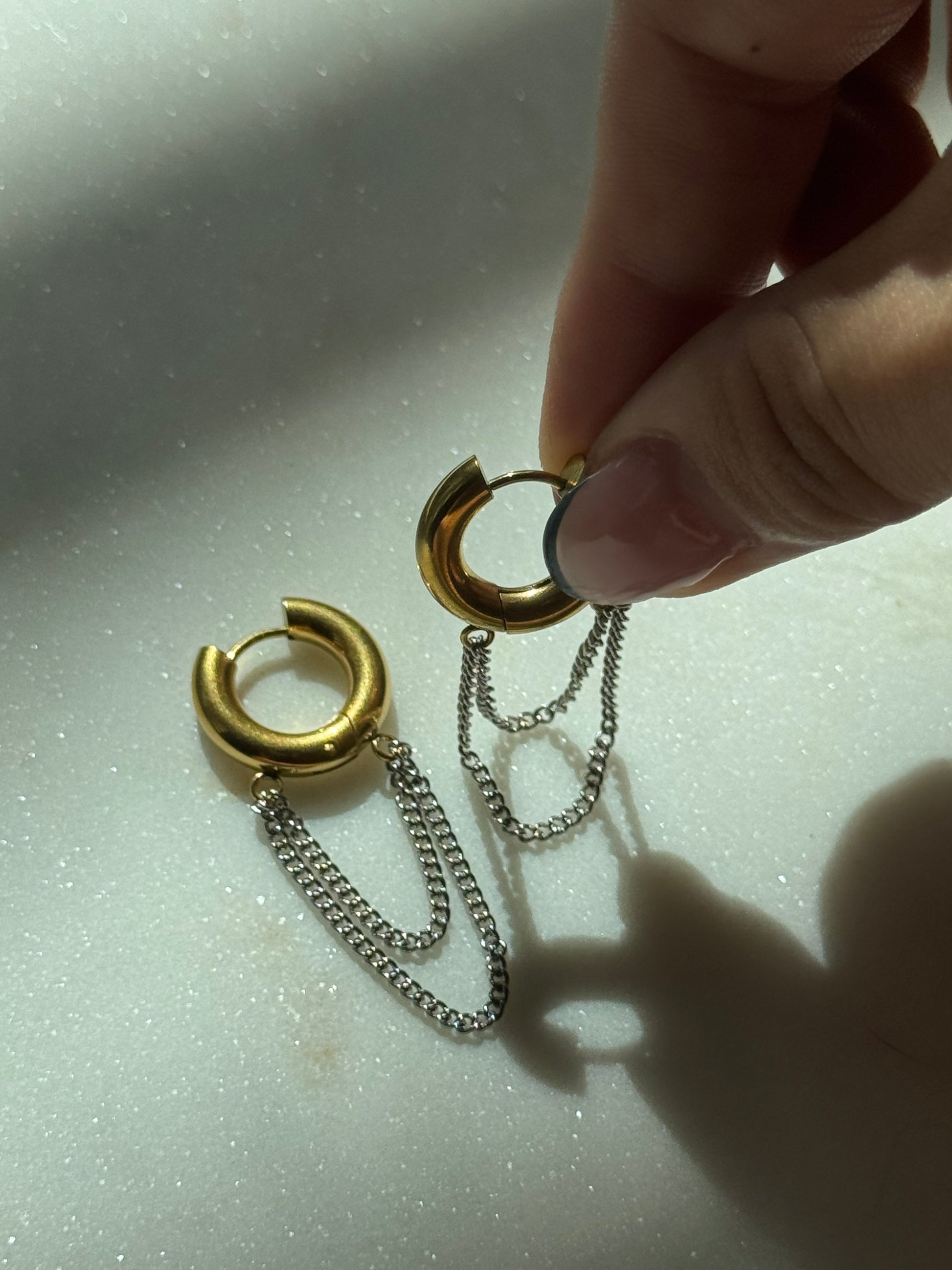 Kairi Two Tones Hoops