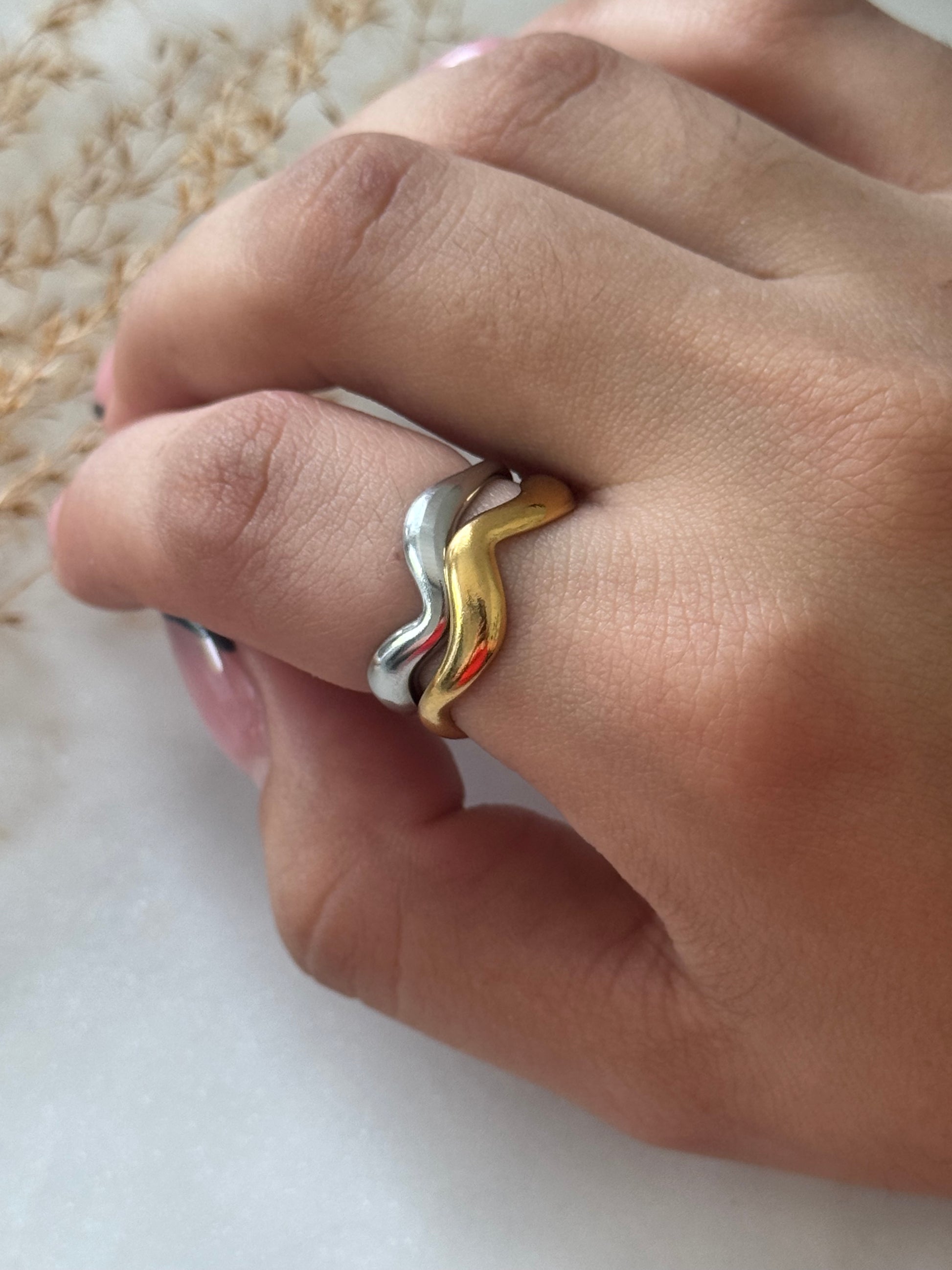 Lina Gold & Silver Ring