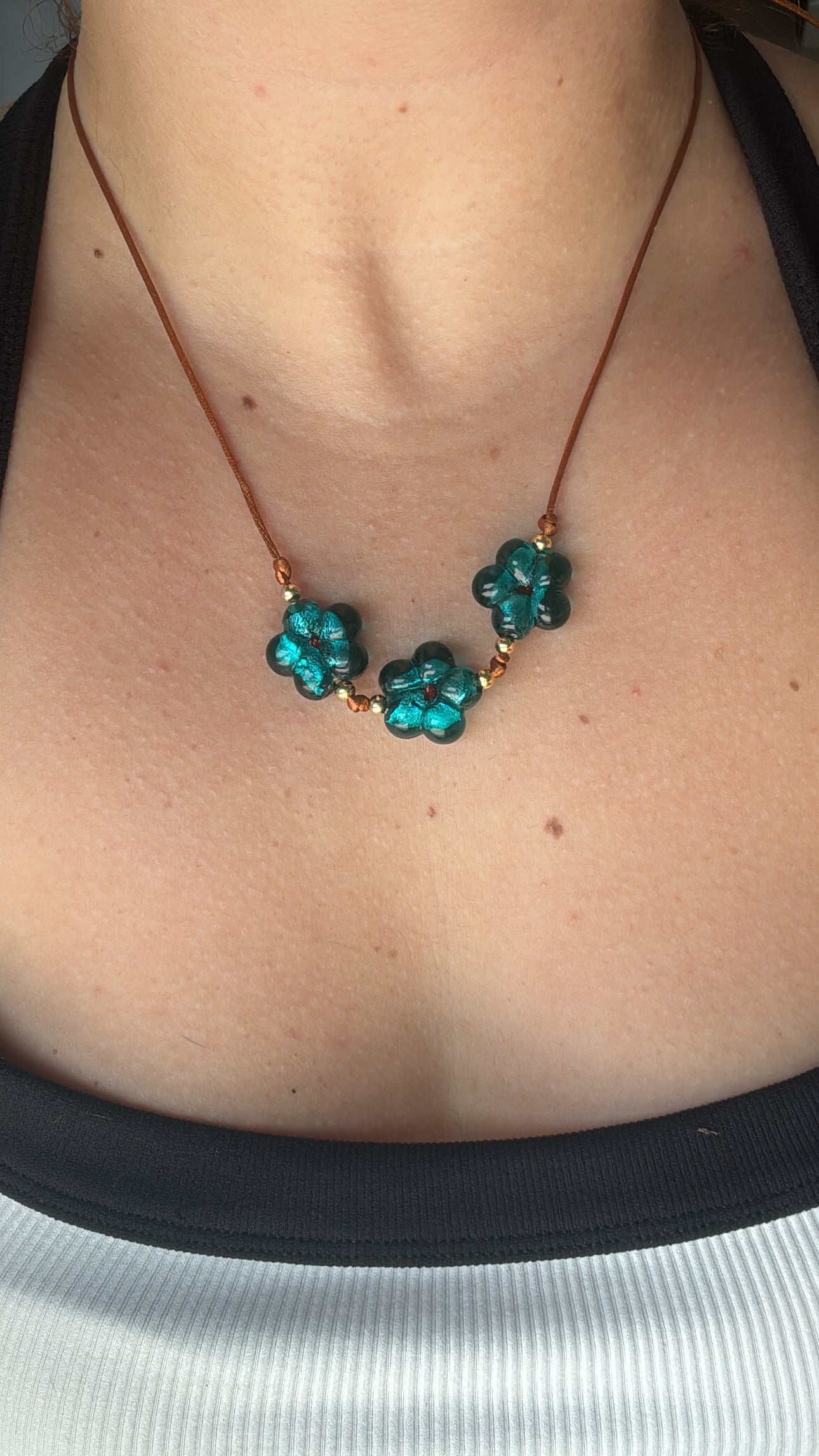 Esther Flowers Necklace