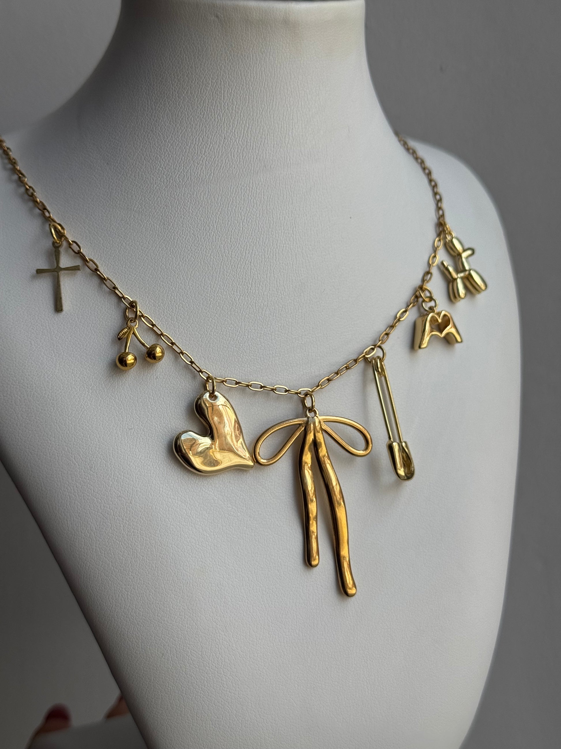 Amika Unique Charm Necklace