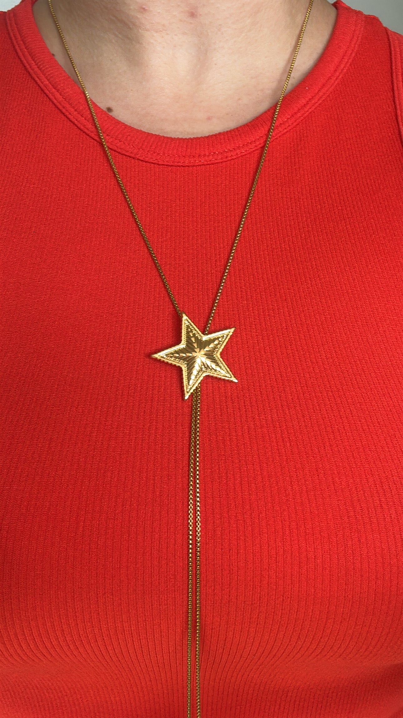 Golden Star Adjustable Necklace