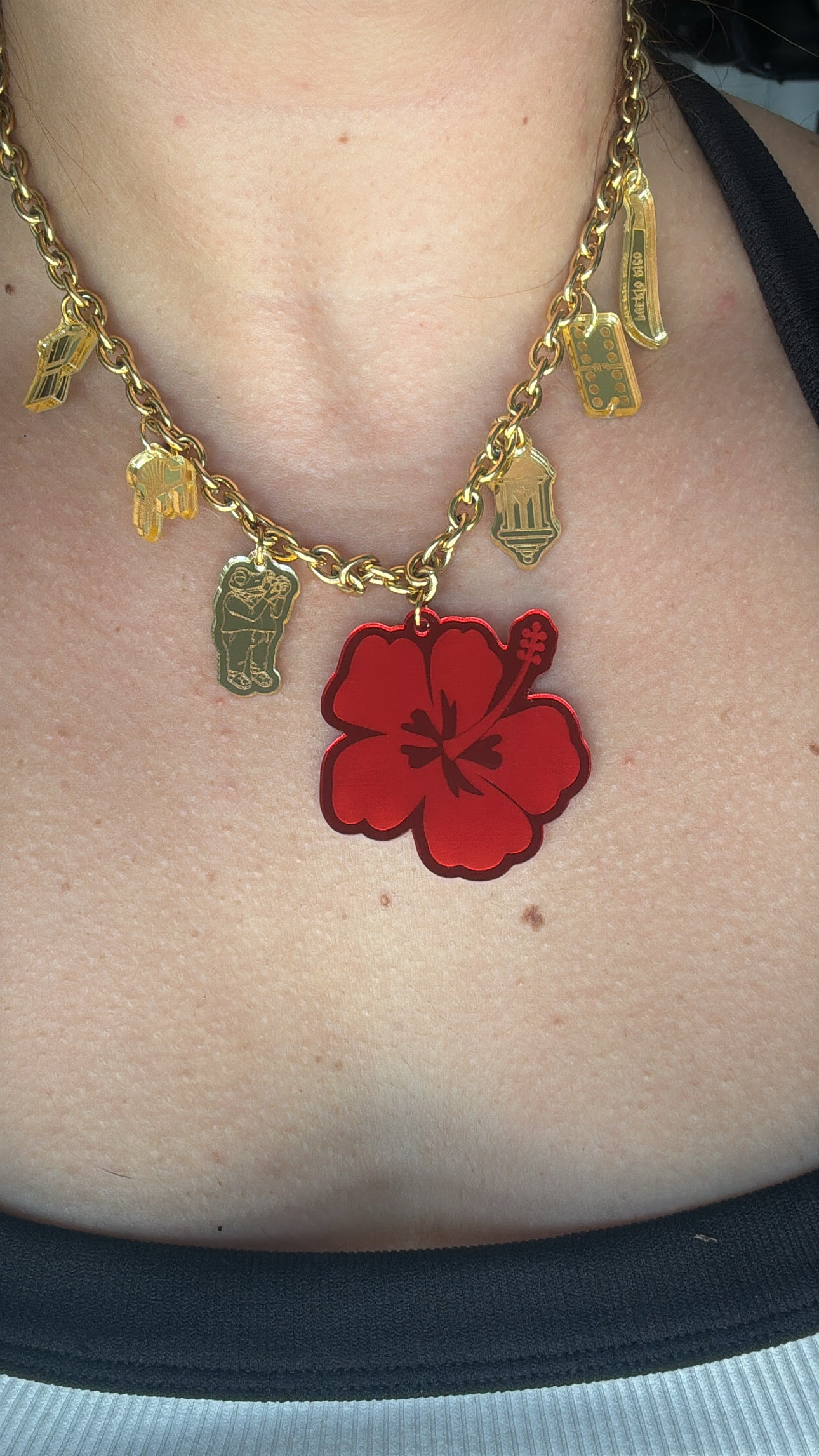 Puerto Rico Mi Isla Necklace