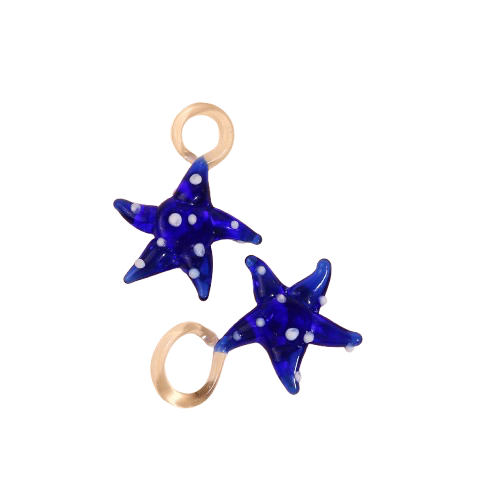 Estrella de Mar Cristal Charm