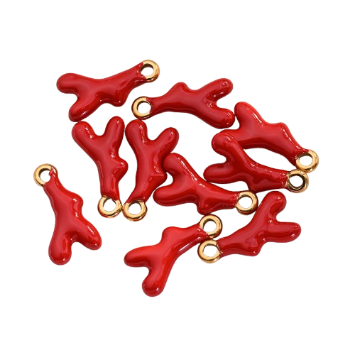 Red Coral Charms