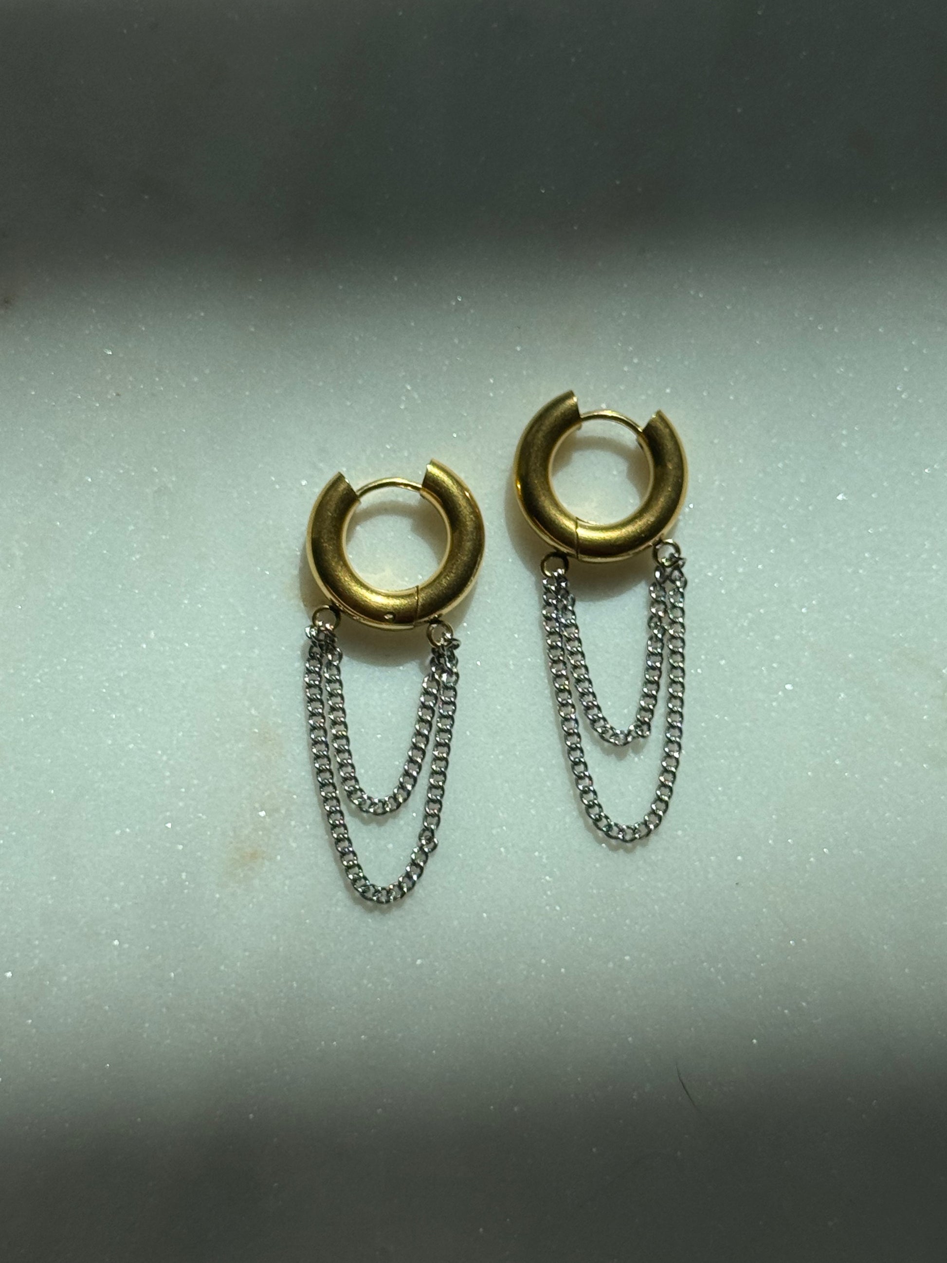 Kairi Two Tones Hoops