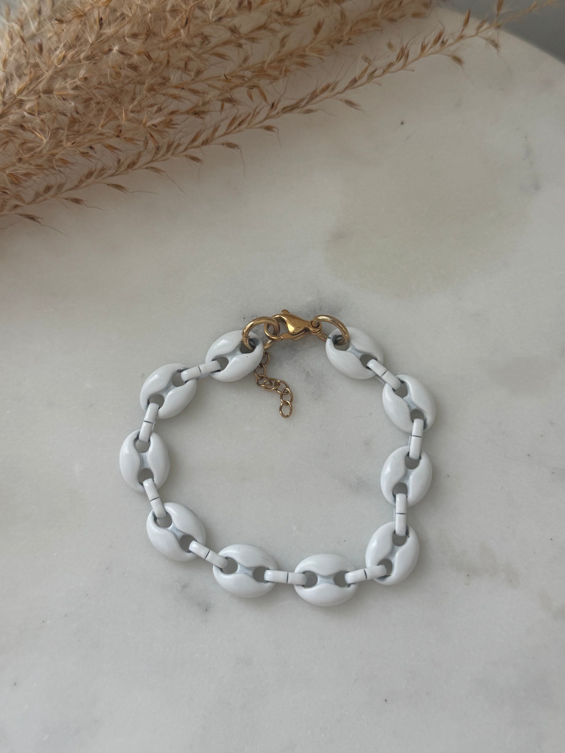 White Guzzi Bracelet