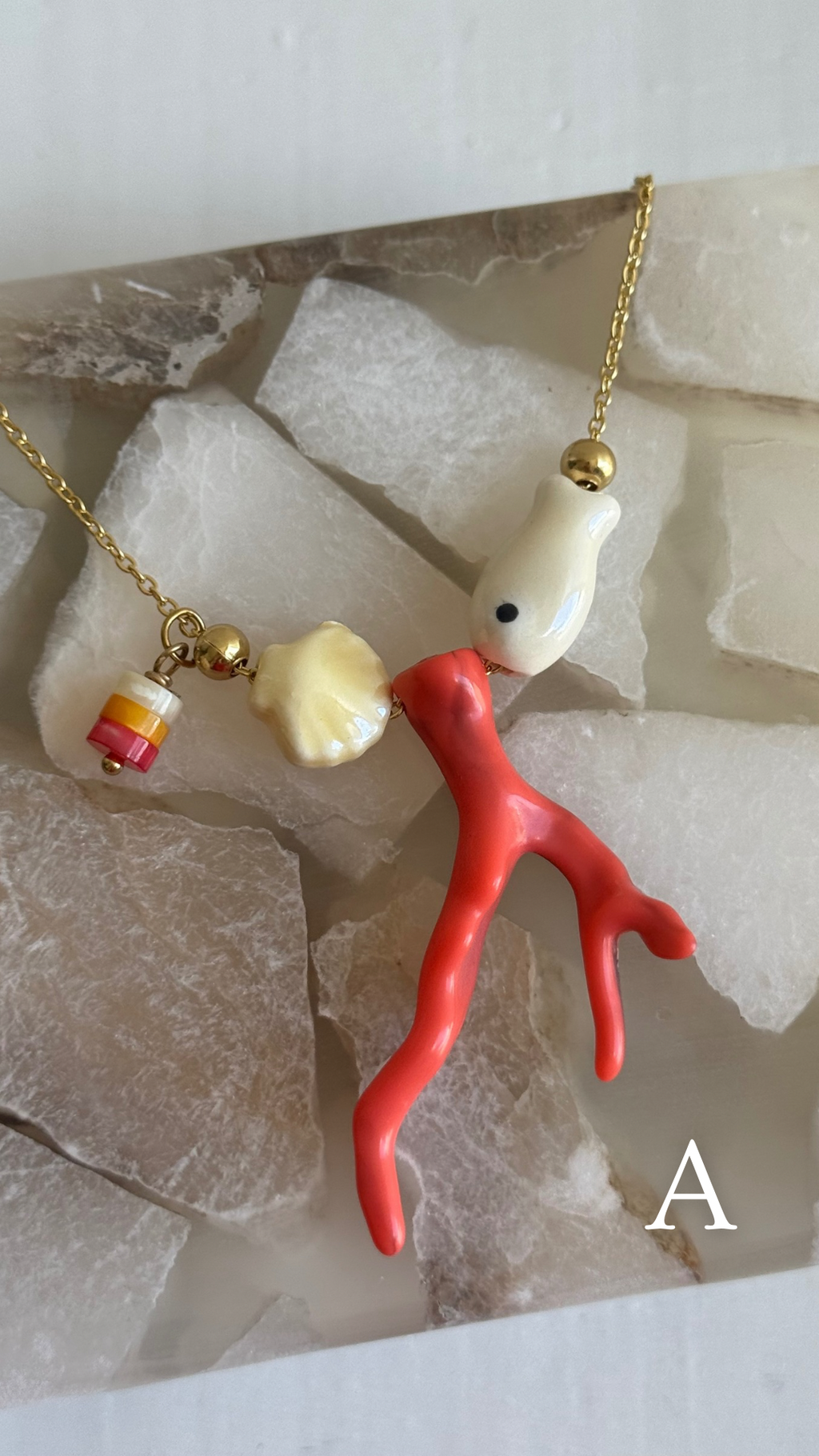 Olas de Coral Necklace