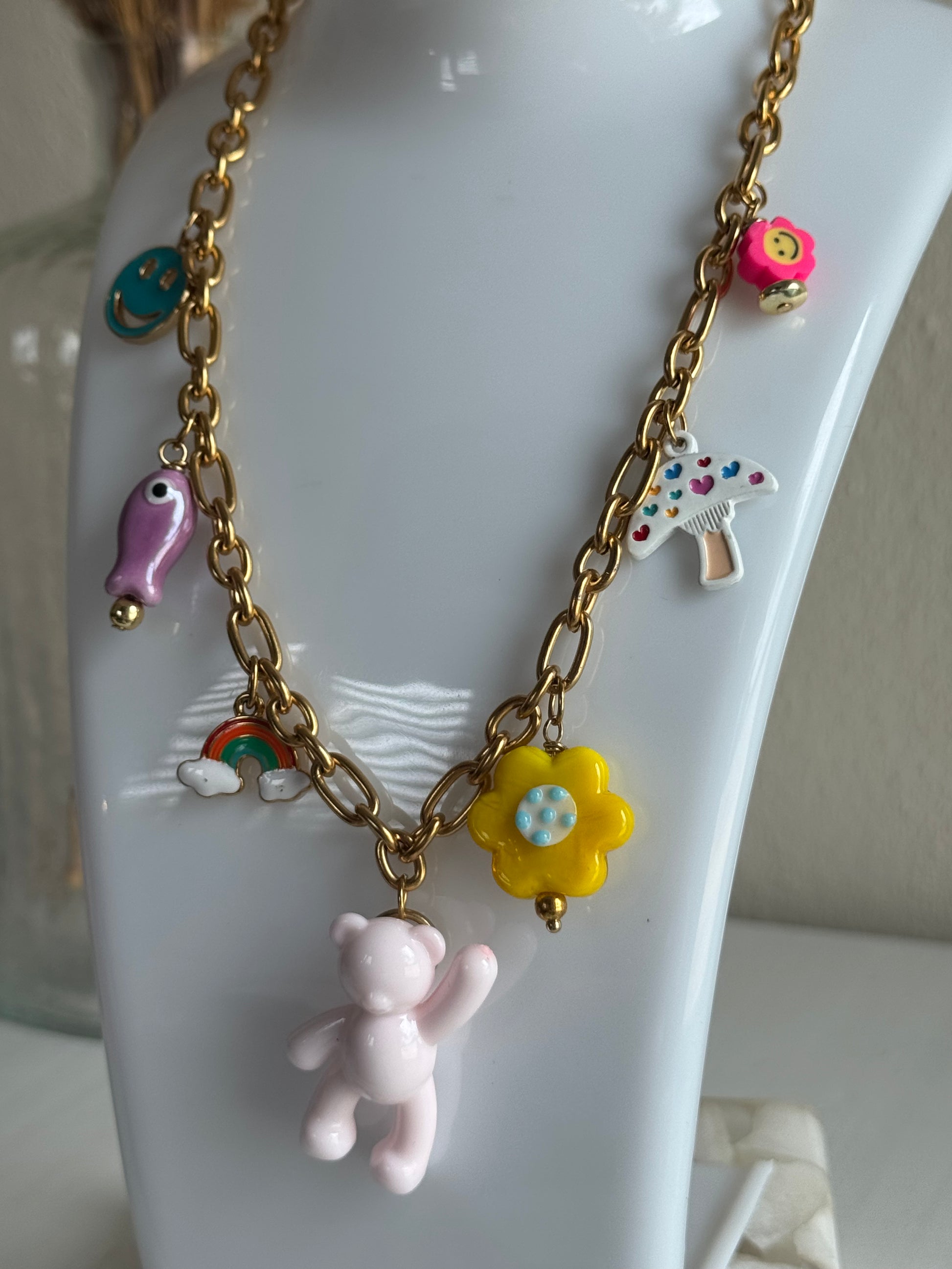 Funky Girly Pop Necklace