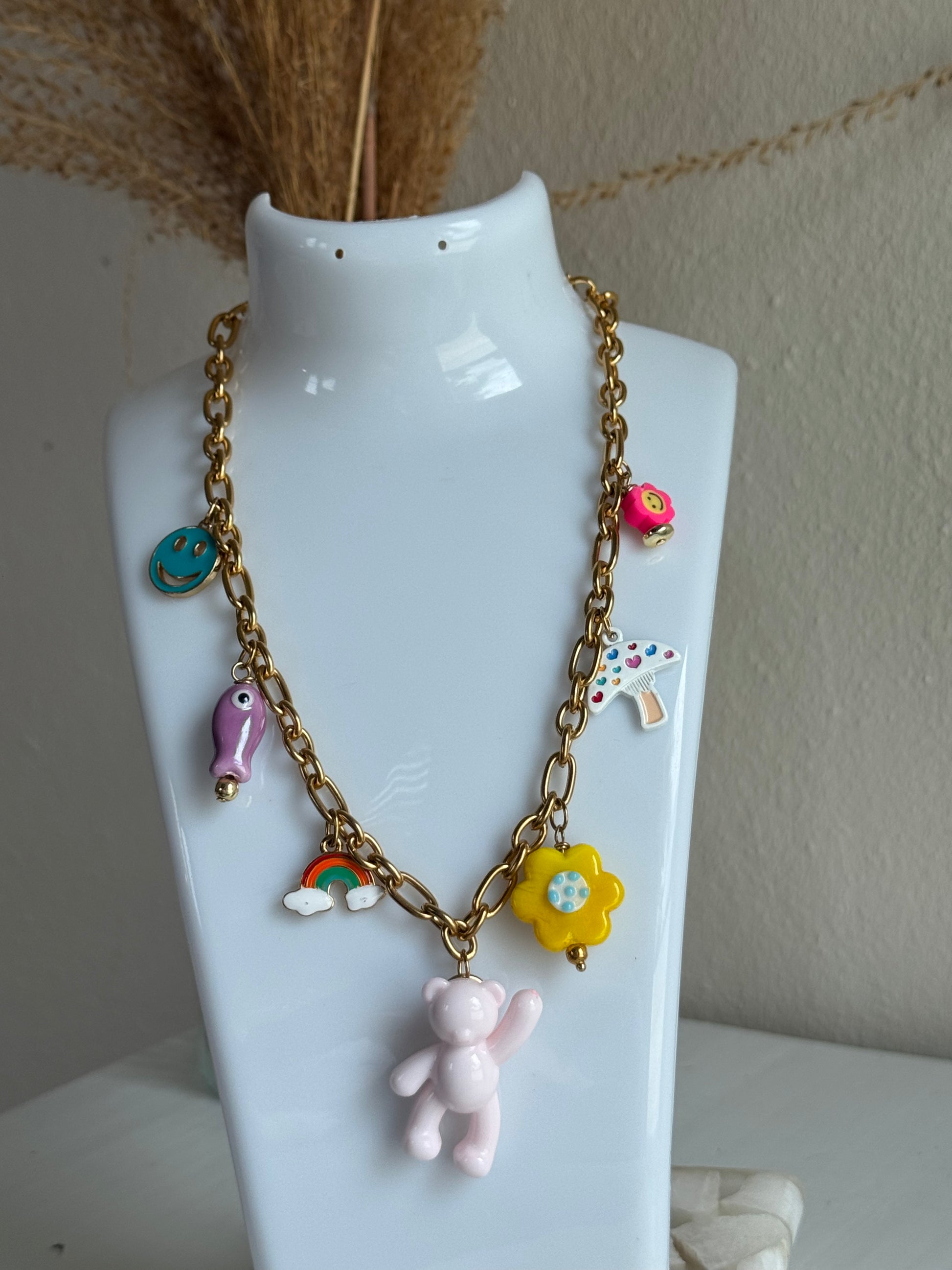 Funky Girly Pop Necklace
