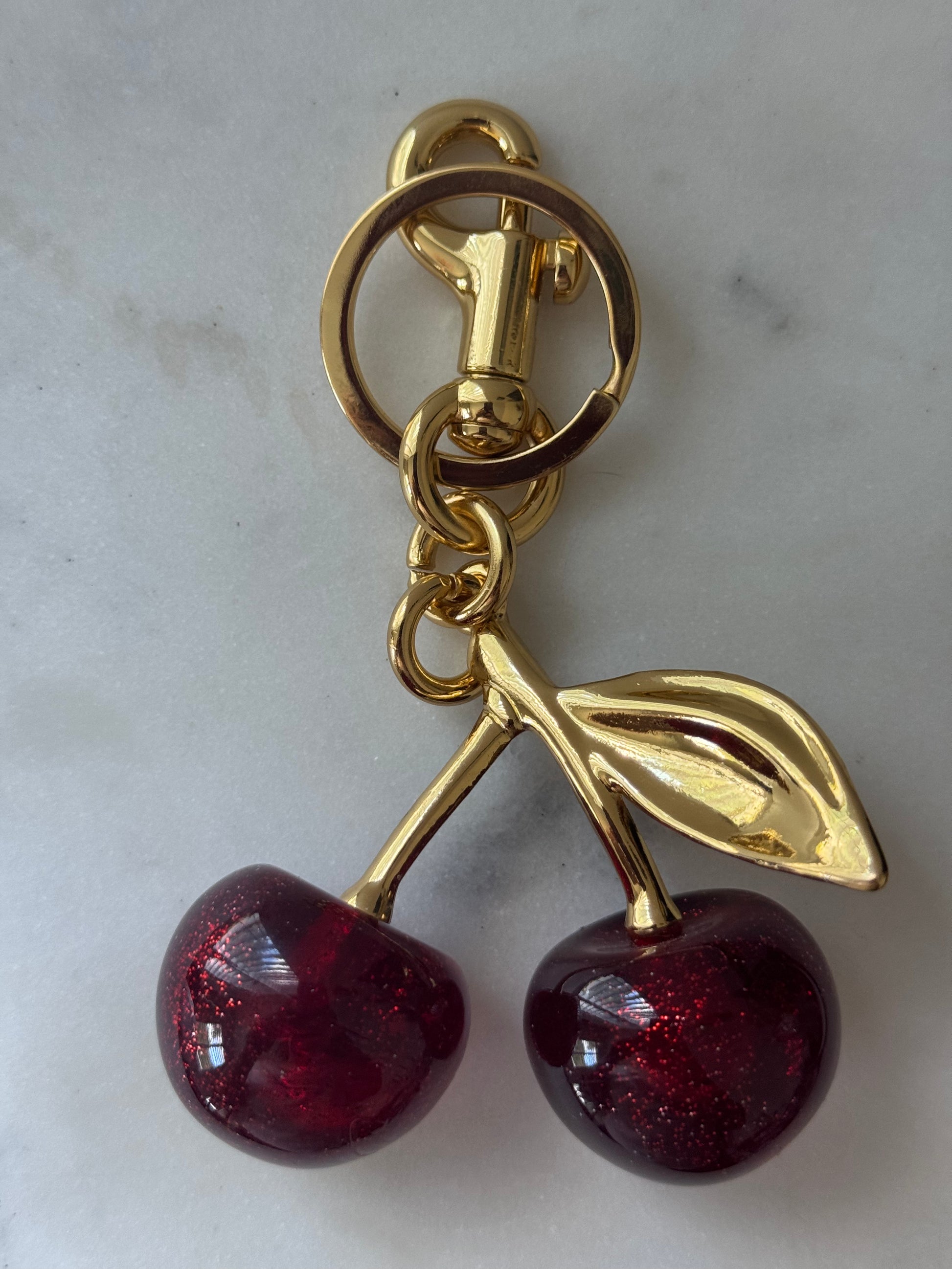 Chunky Cherry Key Chain