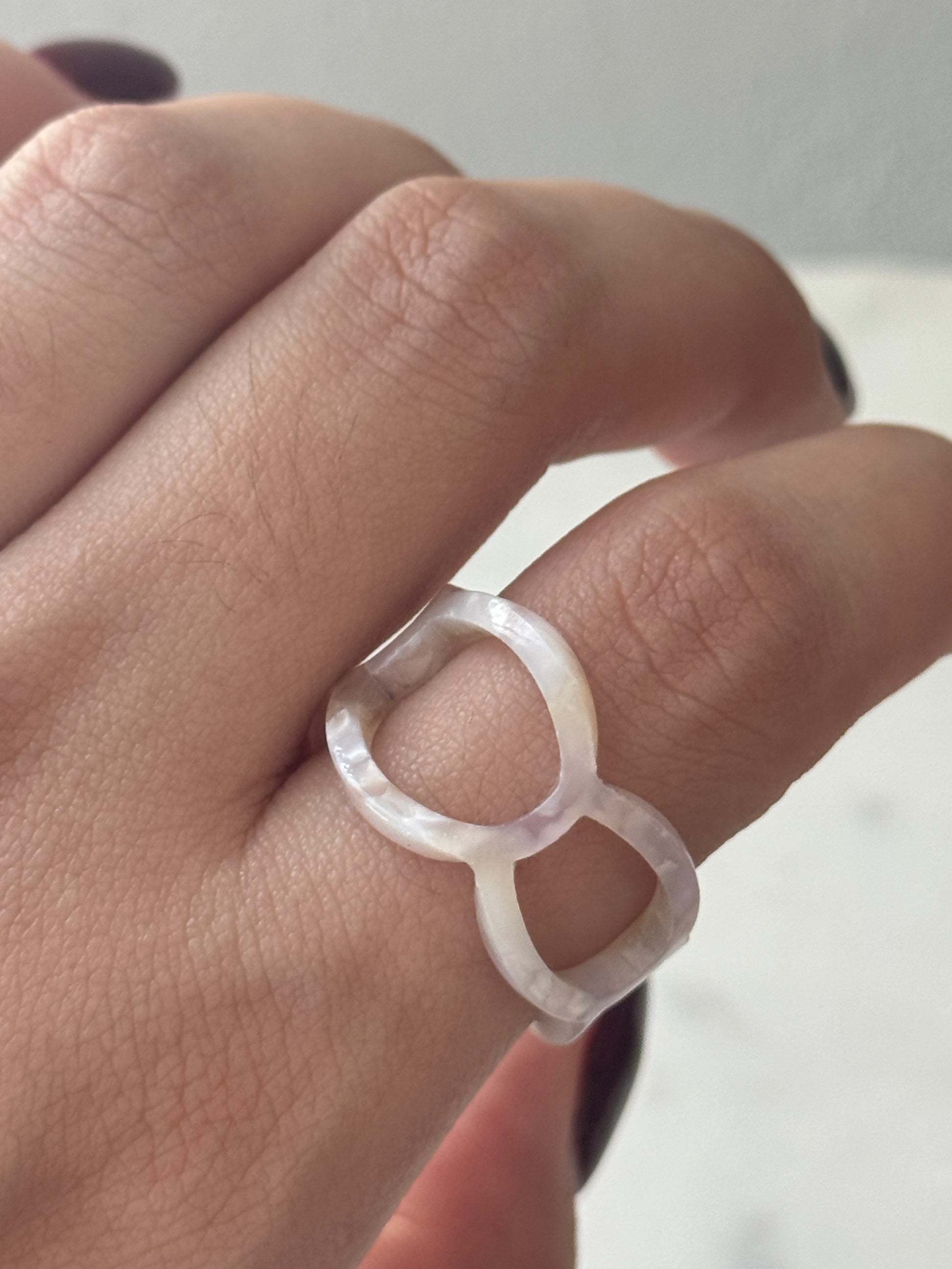 Acrylic Marble Ring