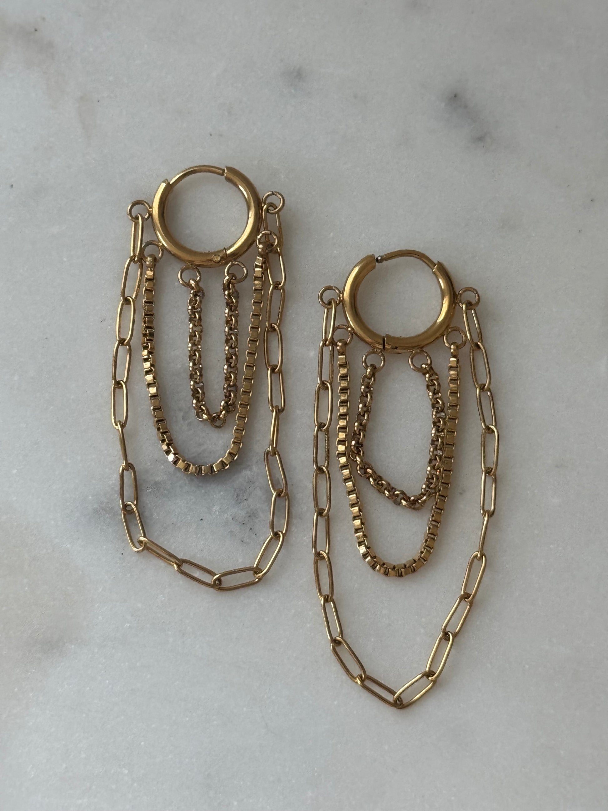 Stella Classic Tassel Hoops