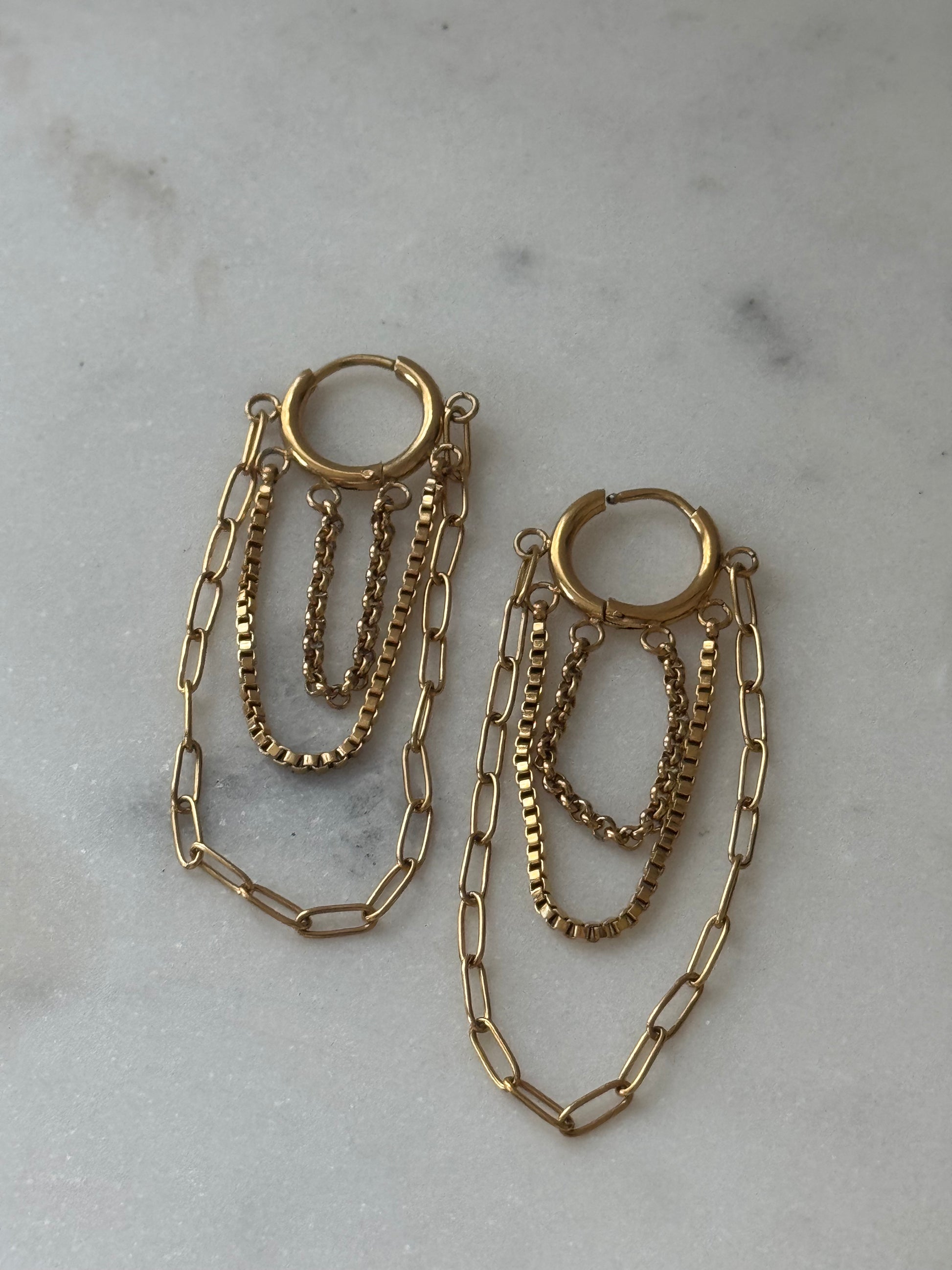 Stella Classic Tassel Hoops