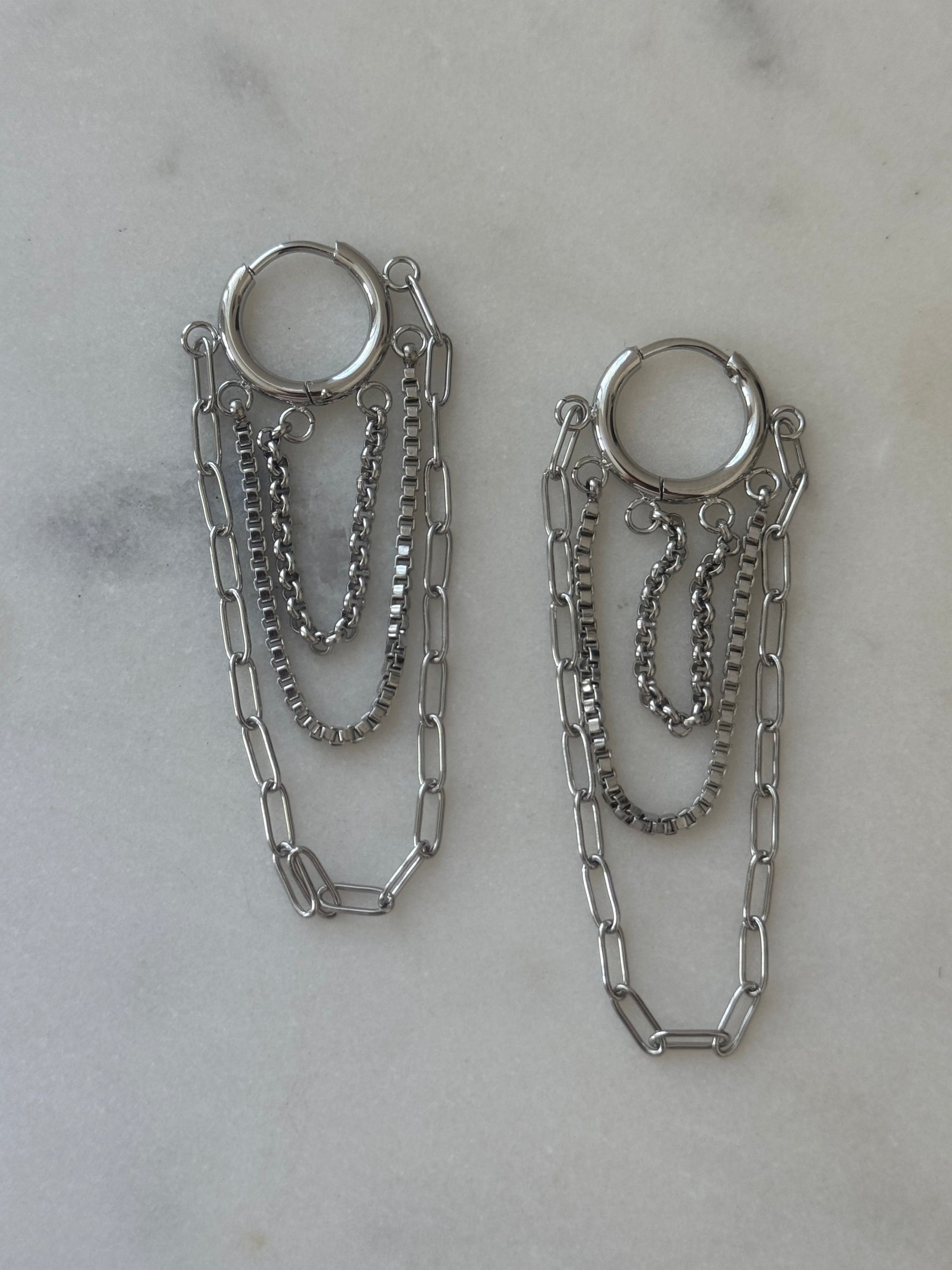 Athena Classy Tassel Hoops