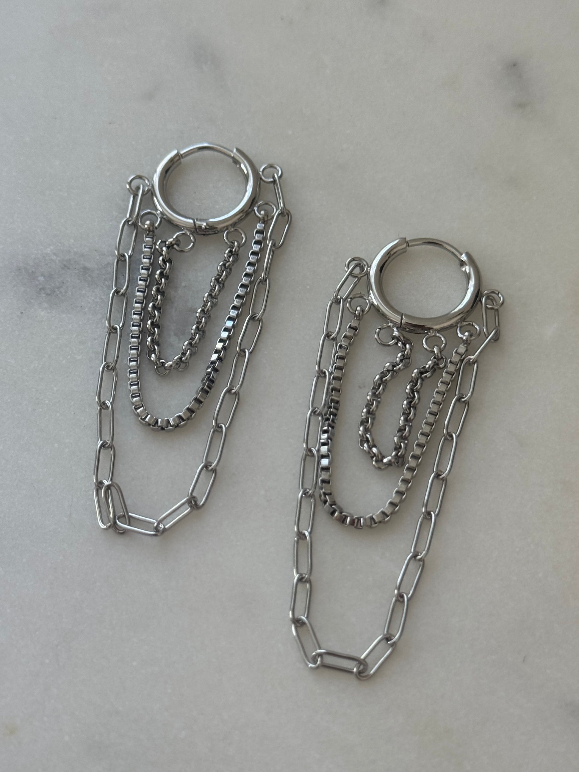 Athena Classy Tassel Hoops
