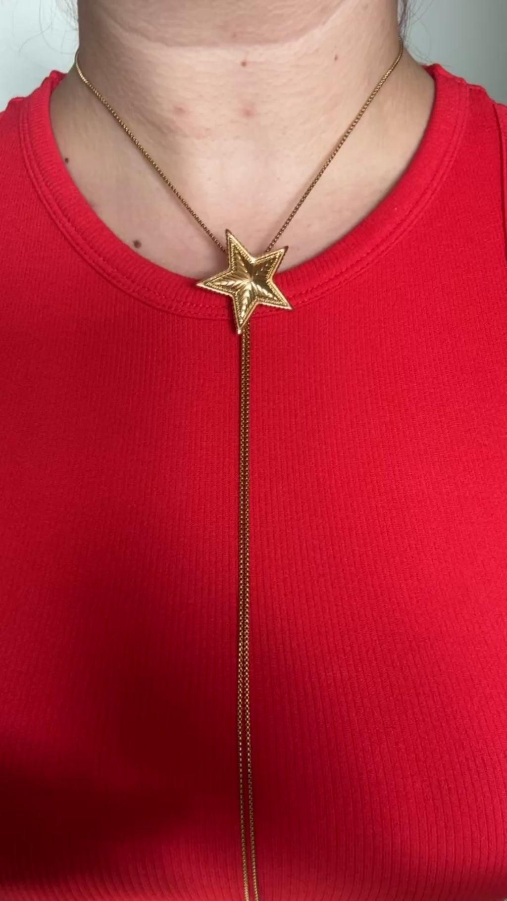 Golden Star Adjustable Necklace
